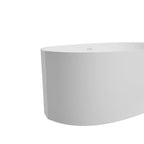 Luxury 65" Matte White Bathtub