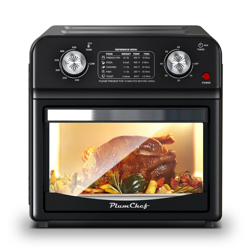 12.5 Quart 7-in-1 1500W Convection Toaster Oven Stainless Steel Black