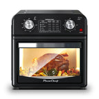 12.5 Quart 7-in-1 1500W Convection Toaster Oven Stainless Steel Black