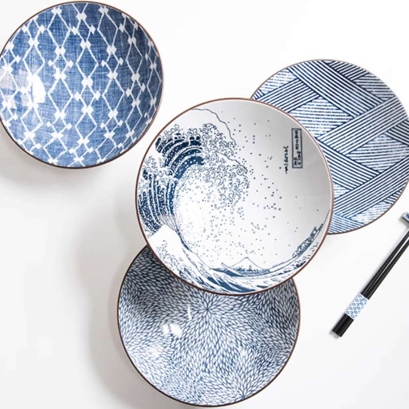 Showa Seito Cone Shaped Ramen Bowl