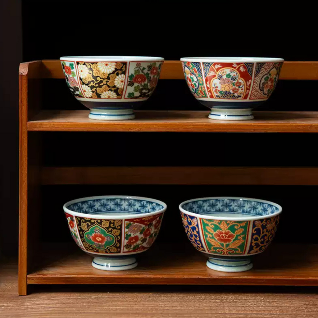 Arita Ware Ko-Imari Bowl Set