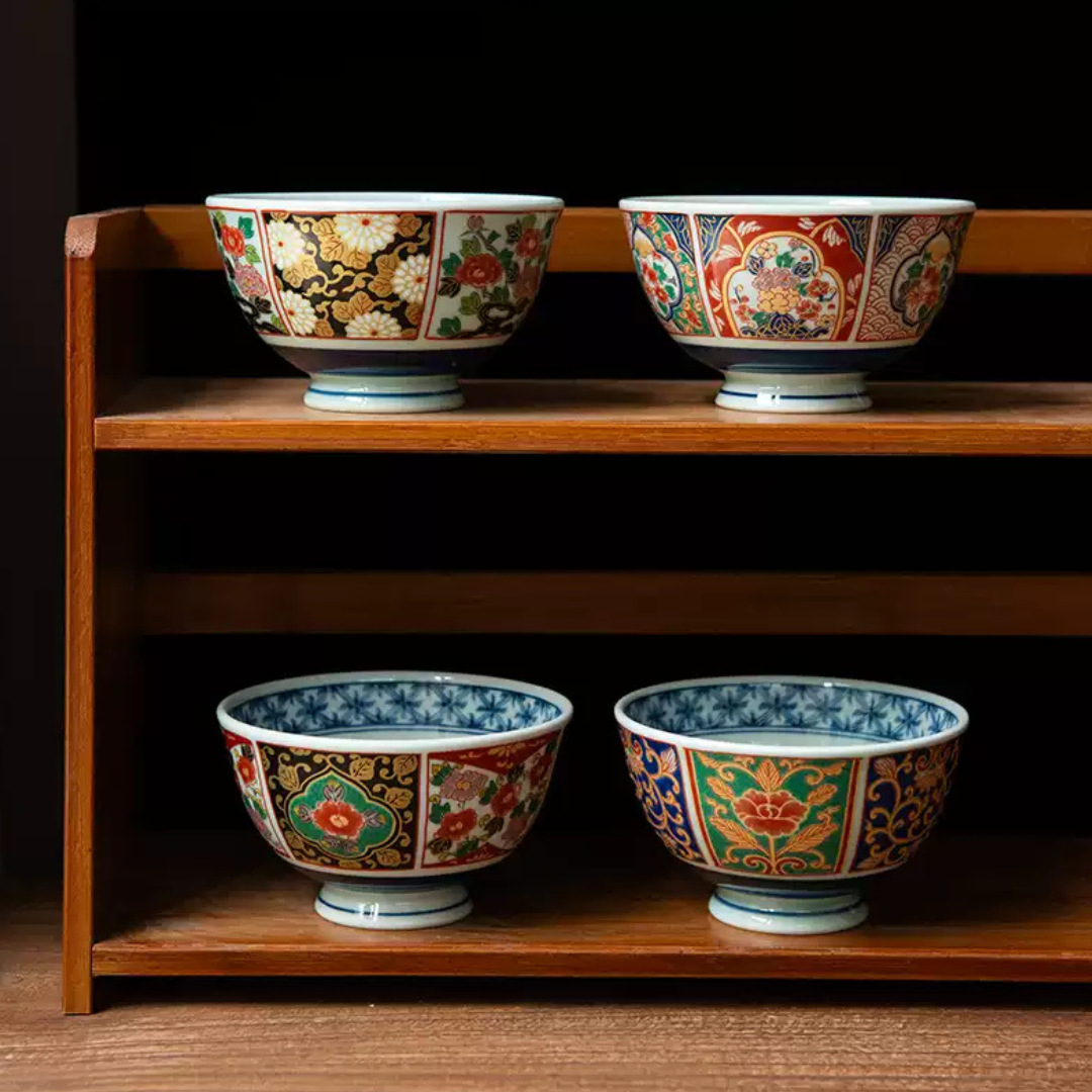 Arita Ware Ko-Imari Bowl Set