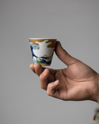 Kutani Ware Traditional Hand-Painted Gongfu Tea Set – Gift Box Edition