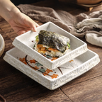 Fukutora Ware Hand-Painted Maple Leaf Plate