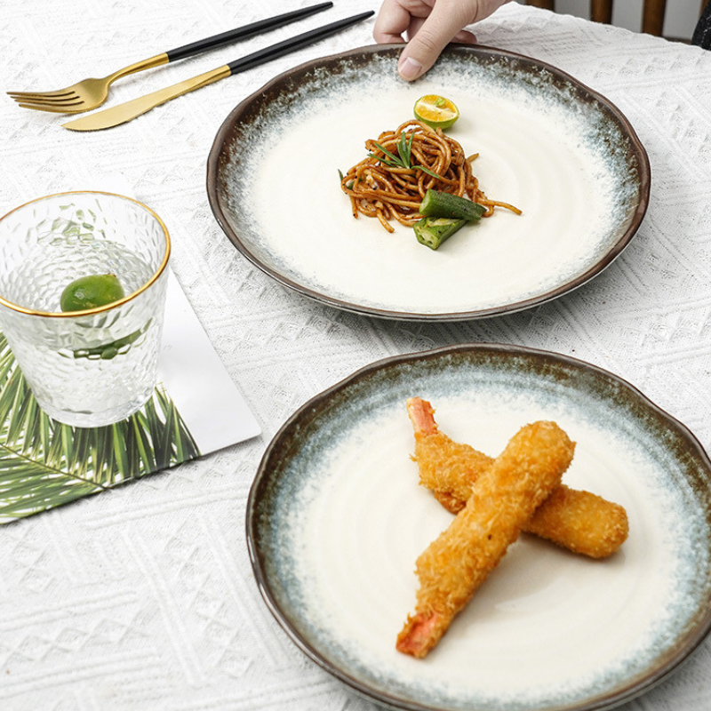 Mino Ware Celadon Halo Plate