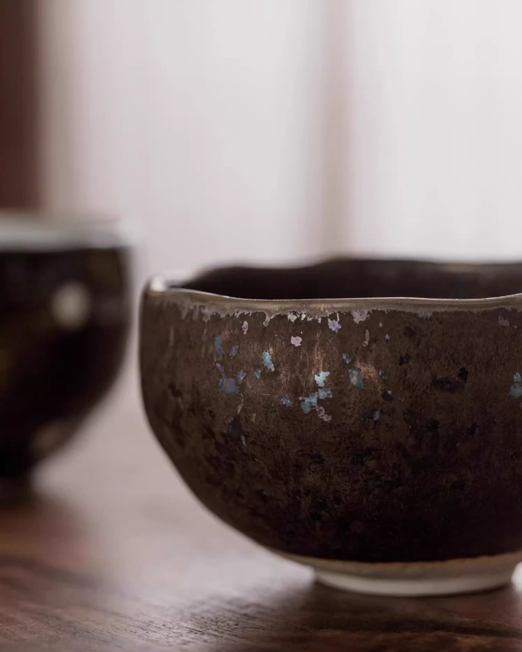 Mino Ware Vintage Wabi-Sabi Rice Bowl Gift Set