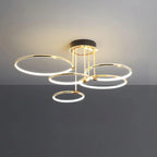 Metal Circular Chandelier Ceiling Lamp