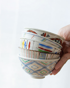 Arita Ware Hand-Painted Floral Rice Bowl – Housewarming Gift