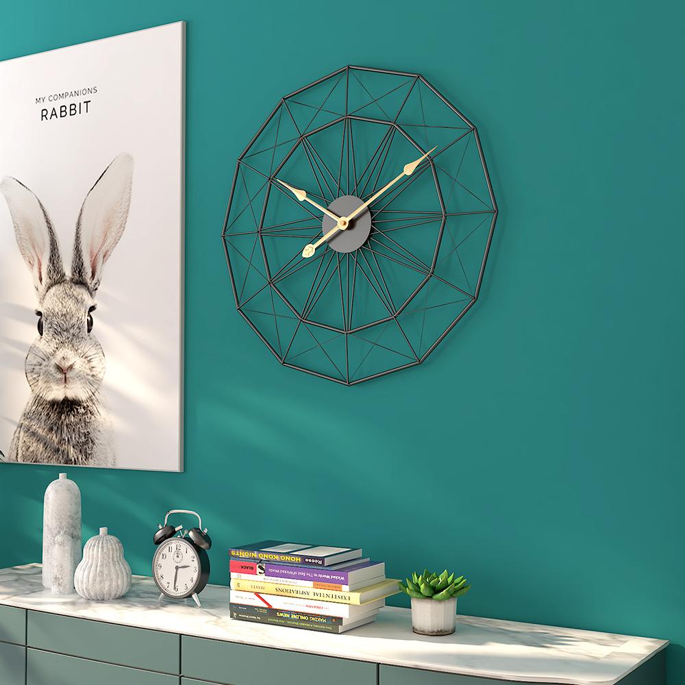 Polygonal Wall Art Clock