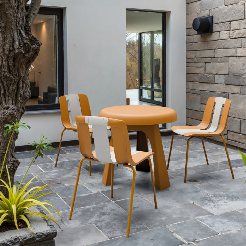 Holiday 4-Pack Modern Striped Chairs