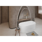 59" Glossy Acrylic Freestanding Tub