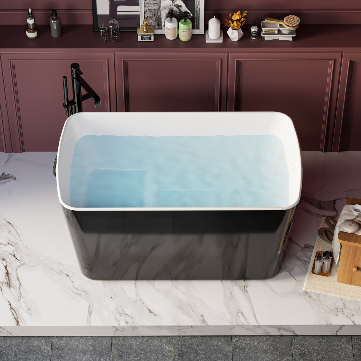 Luxury Square Japanese Soaking Bathtub
