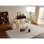 modular sofa can be converted into an oversized sofa bed Free conversion sofa set flexible configuration, soft corduroy cloud velvet fabric two person