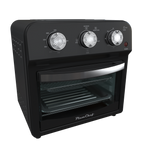 12.5 Quart 1500W Air Fryer Convection Toaster Oven 7-in-1 Stainless Steel Black