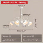 French Flower Shaped Chandelier