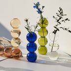 Stacked Sphere Glass Vase