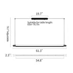 Modern Light Luxury Linear Pendant Light