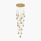Luxury Water Drop Pendant Chandelier for Living Room