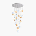 Modern Attic 3D Moon Celestial Chandelier