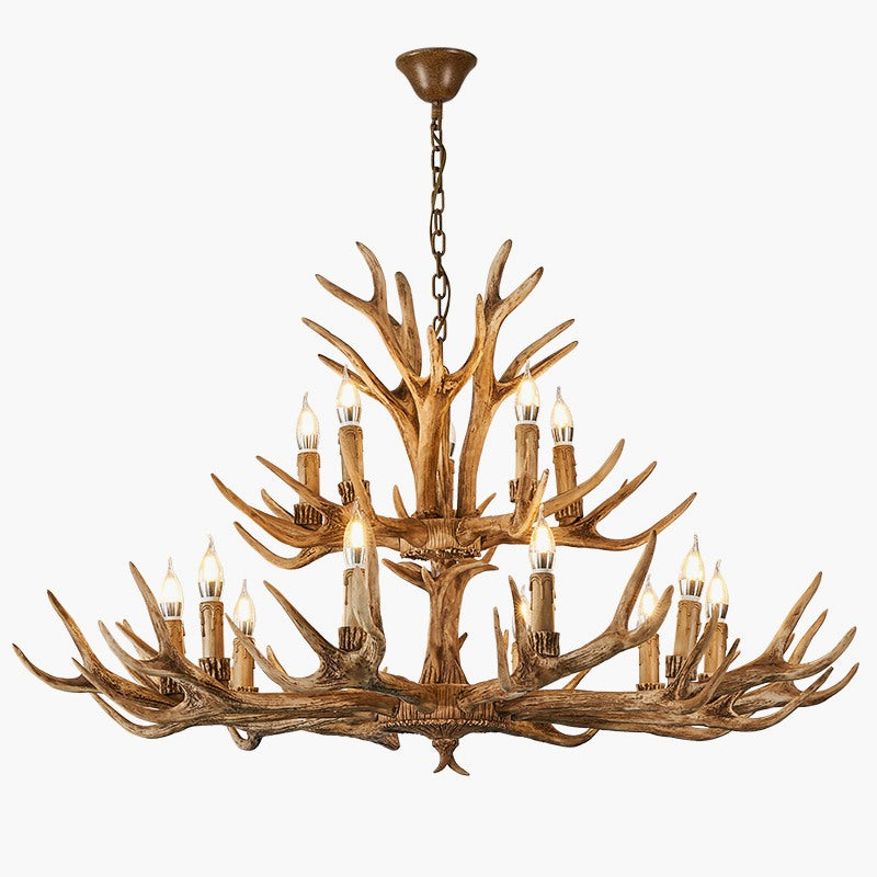 Antler Shape Resin Chandelier for Living Room
