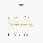 Paper Crane Bird Chandelier for Dining Room