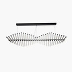 Linear Fish Bone Modeling Chandelier