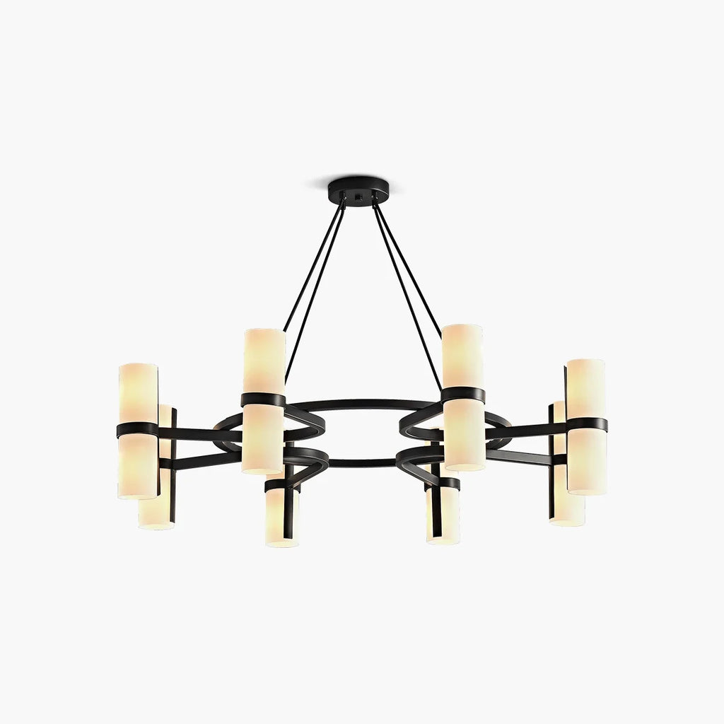 Nordic Creative Multi-Headed Round Chandelier