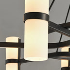 Nordic Creative Multi-Headed Round Chandelier