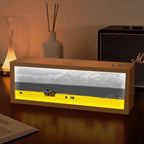 Healing Forest LED Light Painting - Nordic Wooden Frame Light Box Art