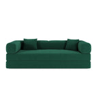 78.8" Modular Sectional Sofa, Convertible Pudding Block Sofa Bed for Living Room