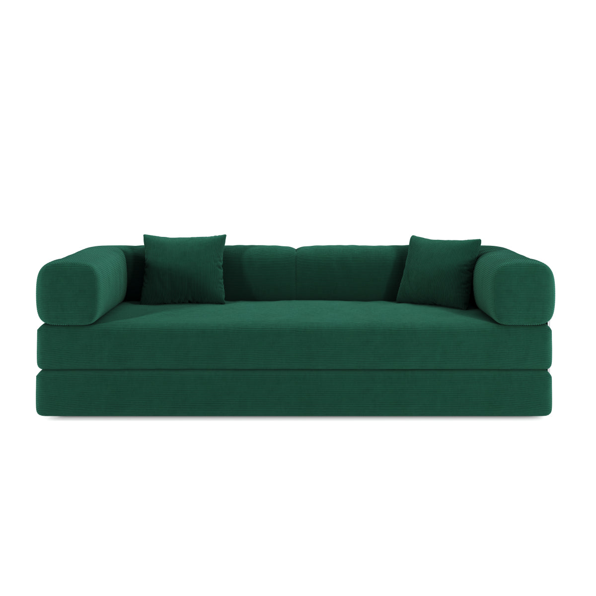 78.8" Modular Sectional Sofa, Convertible Pudding Block Sofa Bed for Living Room