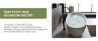 Luxury Freestanding Solid Surface Bathtub