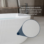 59" Glossy Acrylic Freestanding Tub