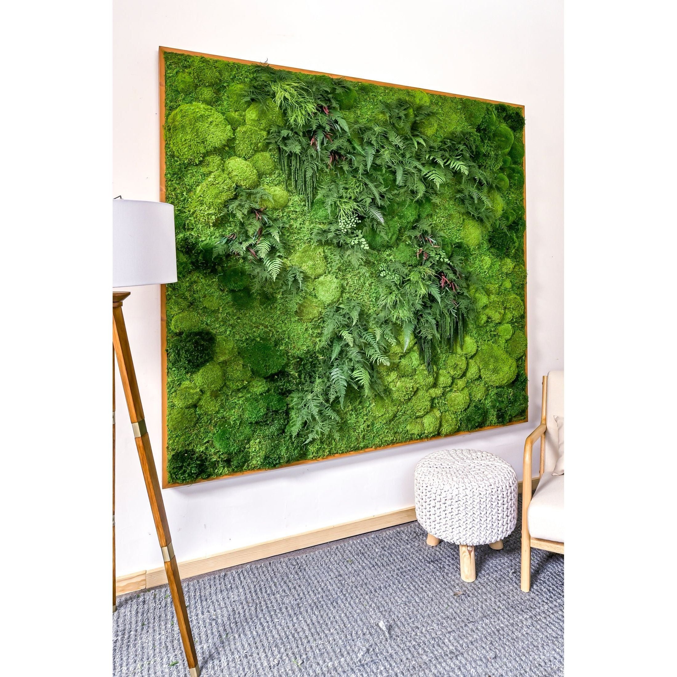 Moss & Ferns - 68" x 68" Oversized Statement Piece