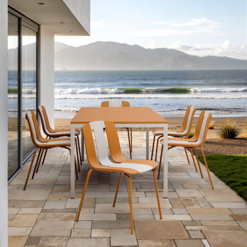 Holiday 4-Pack Modern Striped Chairs