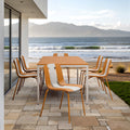 Holiday 4-Pack Modern Striped Chairs