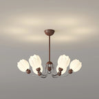 French Retro Flower Chandelier for Living Room