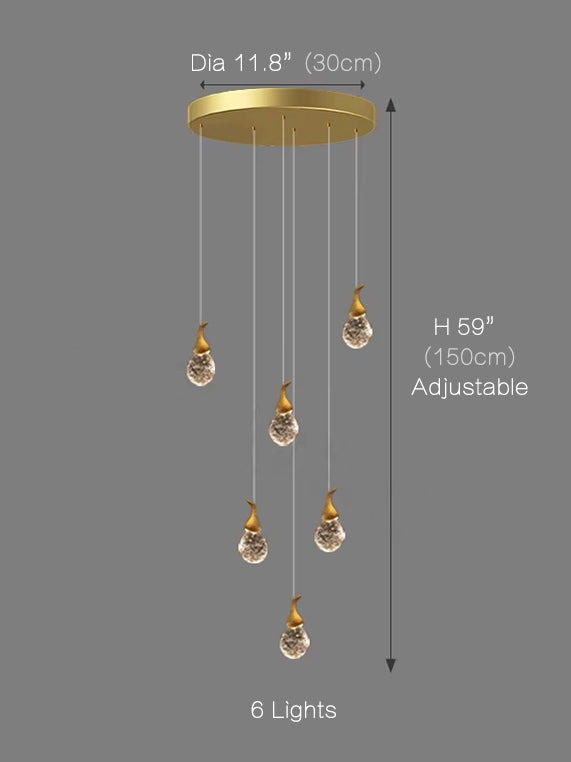 Bronze Gourd Chandelier