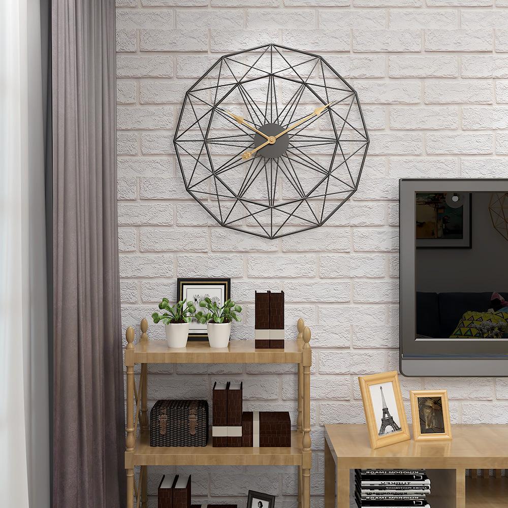 Polygonal Wall Art Clock