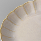 Mino Ware Retro Sweet White Glaze Plate