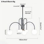 Avi Double Layer Glass Chandelier