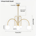 Avi Double Layer Glass Chandelier