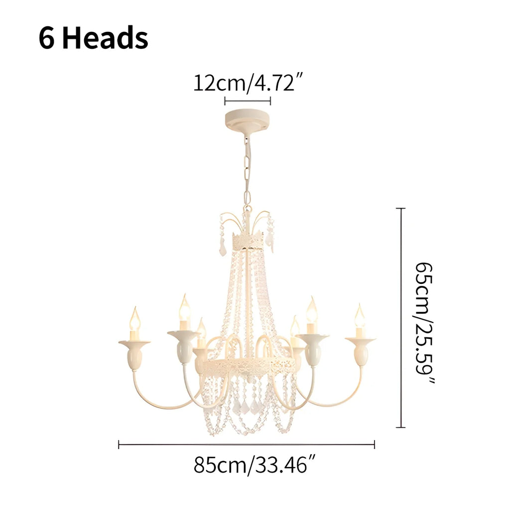 French Candle Crystal Chandelier