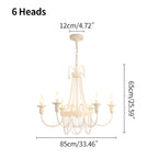 French Candle Crystal Chandelier