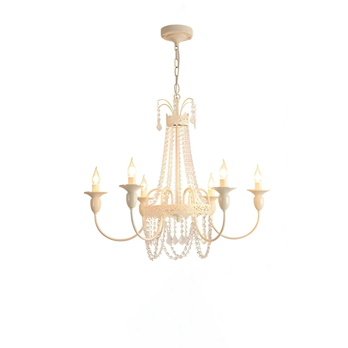 French Candle Crystal Chandelier