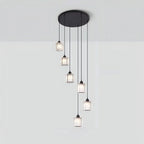 Kristy Modern Minimalist Glass Chandelier