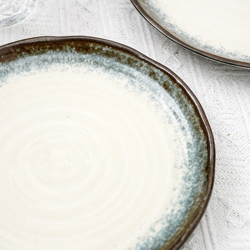 Mino Ware Celadon Halo Plate