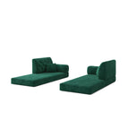 78.8" Modular Sofa Comfortable Floor Sofa Bed for Living Room