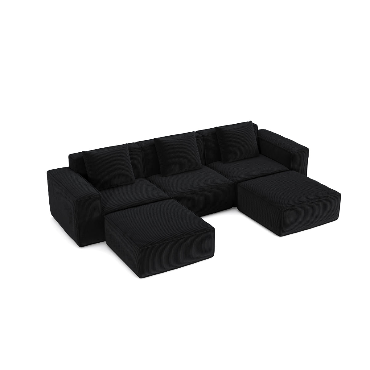 Cloud Velvet Modular Sofa Bed