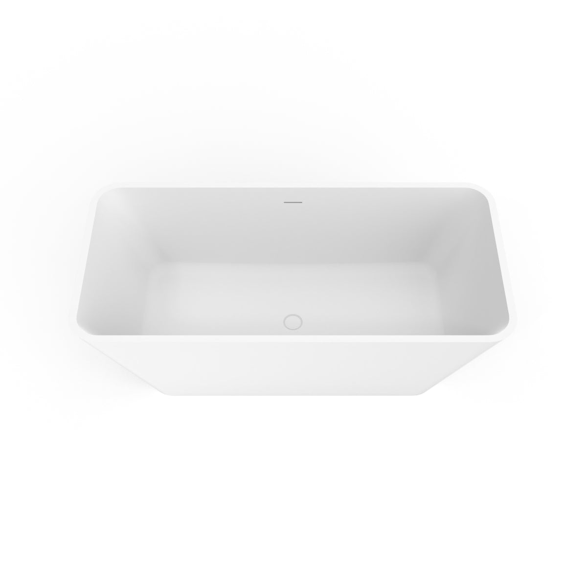 67 inch freestanding solid surface soaking bathtub for bathroom